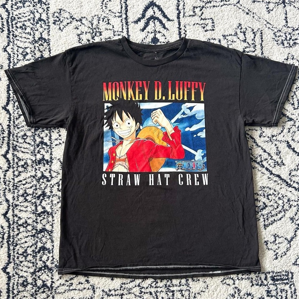 Black Monkey D. Luffy Graphic T-Shirt